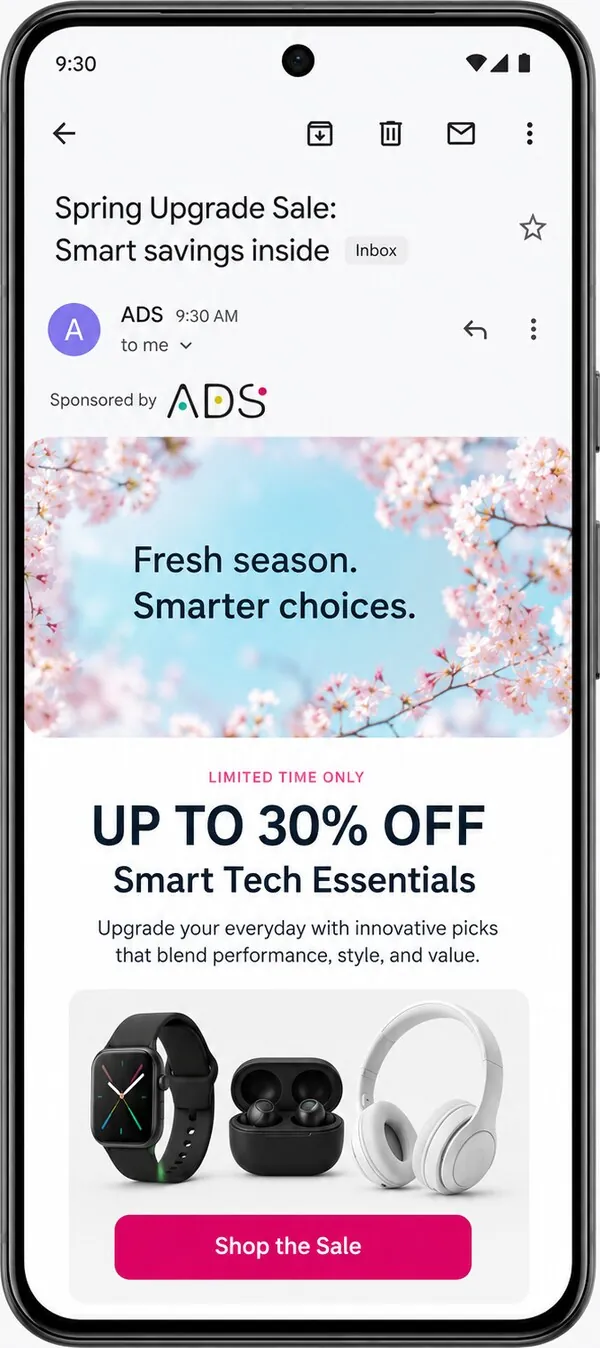 ALVA ADS email ad render